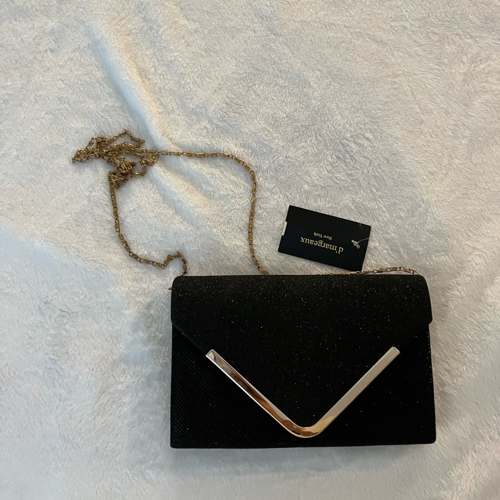 Black shiny purse/clutch